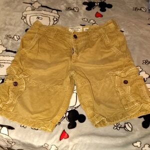 Abercrombie & Fitch Light Brown Cargo Shorts